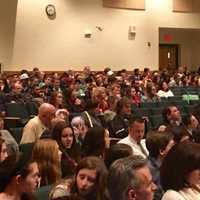 <p>Several students attended the meeting at Pascack Valley High School in Hillsdale.</p>