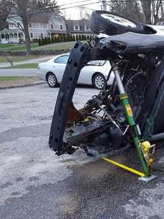 In Drill, Shelton Firefighters Practice Rescuing Passengers From Car Wrecks