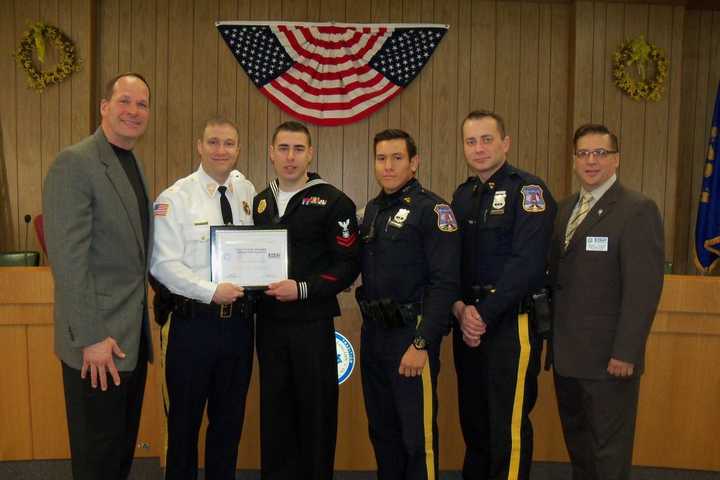 National Guard, Reserves Honor Wallington Police Chief