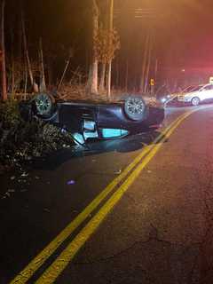 Man Charged With DWAI After Rollover Rockland Crash