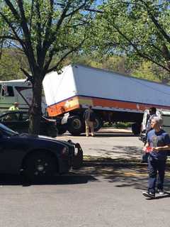 Overturned Truck Snarls Route 117 Traffic