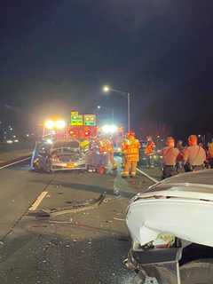 10 Hospitalized Following Seven-Vehicle Route 7 Crash