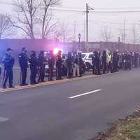 <p>At the scene of Saturday&#x27;s protest outside the Bergen County Jail.</p>