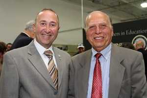 Automotive Center Opens At RCC While Deputy County Exec Looks On