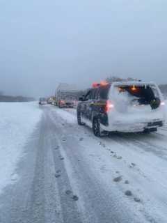 19-Car Pileup During Height Of Storm Among Hundreds Of Crashes Reported In Region