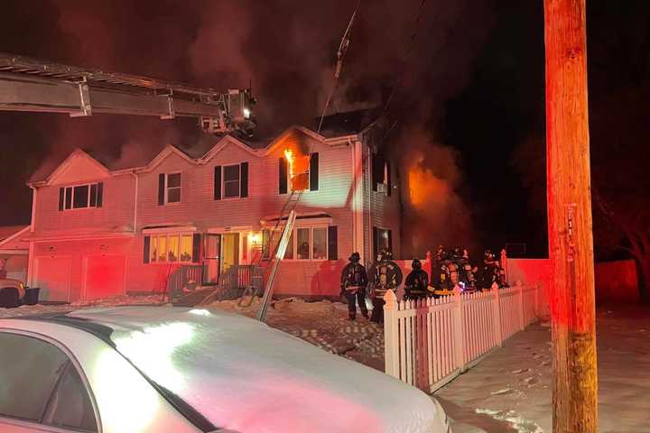 Family Of Seven Displaced Following Fire At Two-Story Home