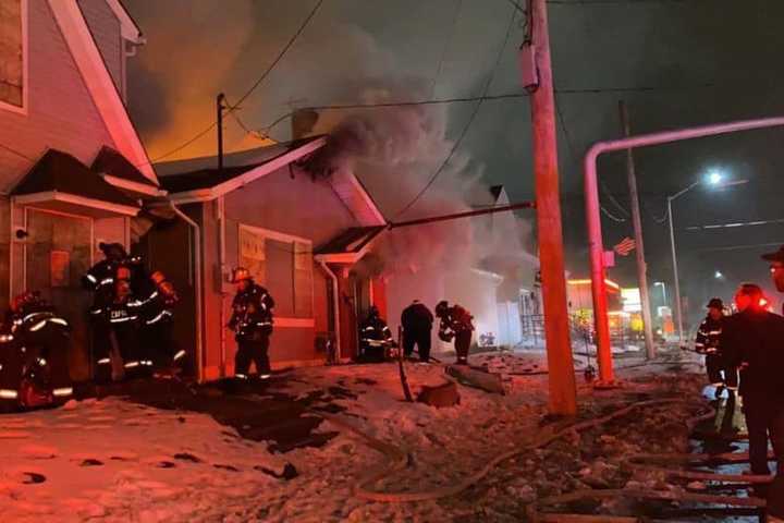 Massive Fire Causes Heavy Damage To Two Long Island Homes