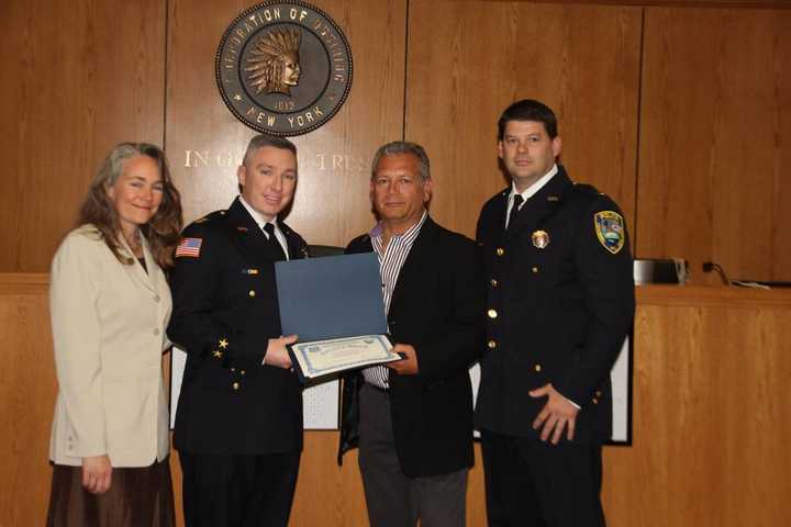Ossining Police Honor Heroic Resident As Part Of Police Awards Ceremony