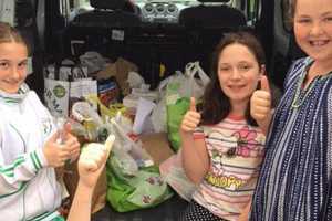 Siwanoy Elementary School Helps In 'Food Drive Month'