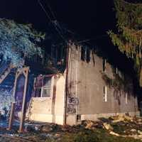 <p>Two families were left homeless following a fire at a Walden home.</p>