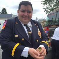 <p>Rescue Engine Co. #3 Assistant Chief E.J. Morano</p>