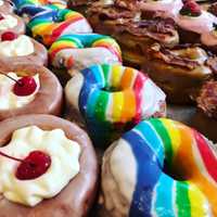 <p>Do it for the doughnut -- take your pick from Montclair Bread Company.</p>