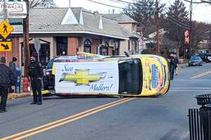 Drivers OK In Hawthorne Rollover