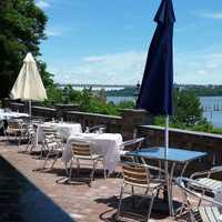 <p>The view from Le Jardin in Edgewater.</p>