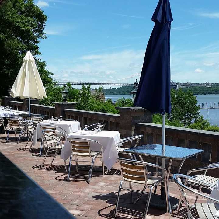 The view from Le Jardin in Edgewater.