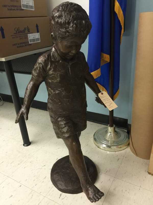 Lost & Found: Newtown Police Seek Owner Of Statue Of Boy