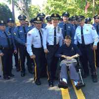 <p>The late Paramus Police Capt. Emil Setmayer at this year&#x27;s Fourth of July parade.</p>