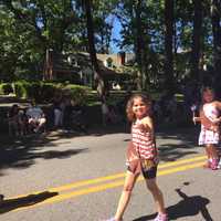 <p>At the Paramus parade.</p>