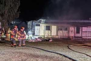 Firefighters Burned In Atco Mobile Home Blaze