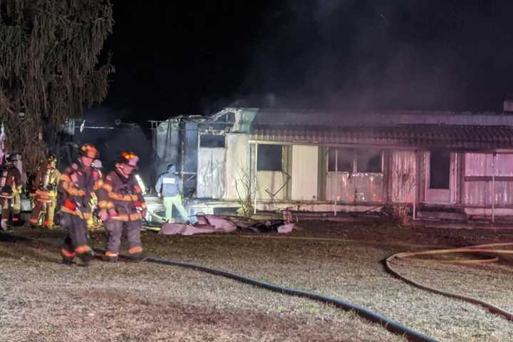 Firefighters Burned In Atco Mobile Home Blaze