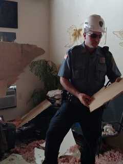 Chestnut Ridge Woman Displaced After Ceiling Collapse