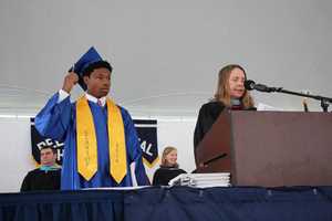 Pelham Memorial H.S. Class of 2016 Turns Tassels At Commencement