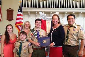 Brookfield Teen Earns Eagle Scout Award