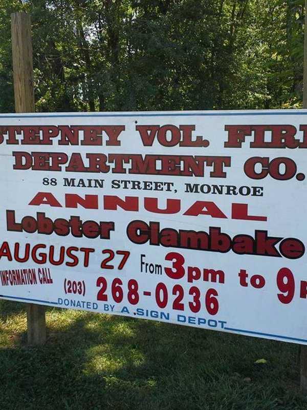Stepney Volunteer Fire Department To Host Lobster Clambake