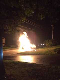 Wires Hit Gas Line in Trumbull