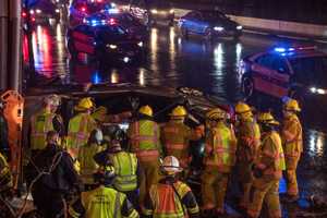 Driver Survives Horrific Crash On Rainy Route 4 In Paramus