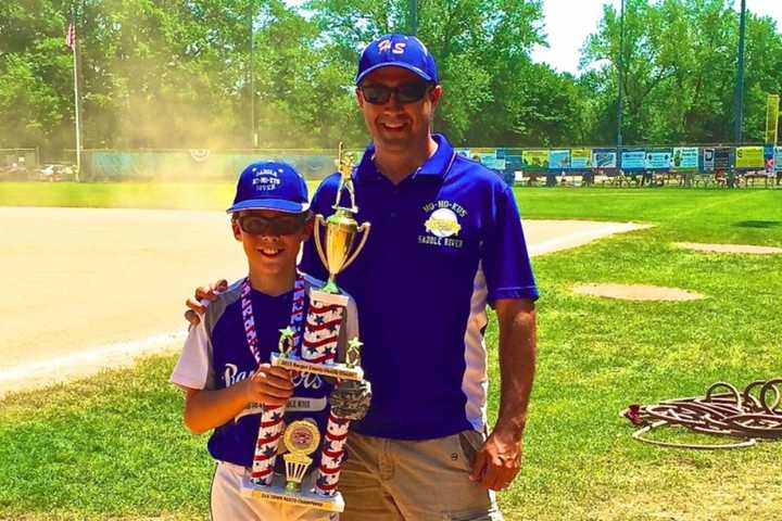 Sam Koenig with father and coach Zachary Koenig, of Ho-Ho-Kus.