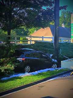 Car Crashes Into Pole In Shelton