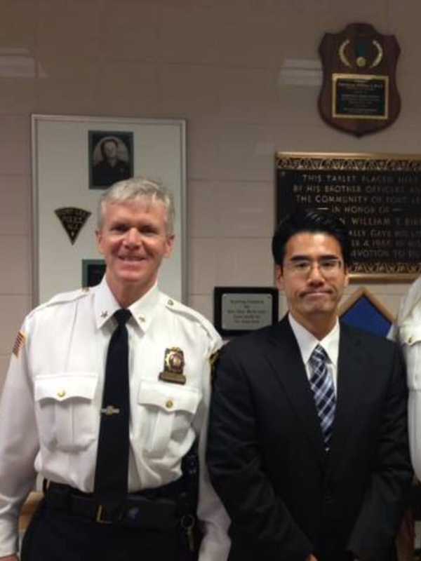 Tokyo Metro Police Officer Visits Fort Lee