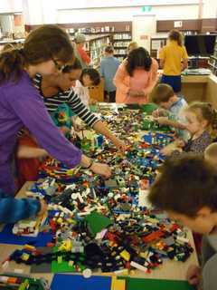 Kids Compete In Lego Wars At Allendale's Lee Memorial Library