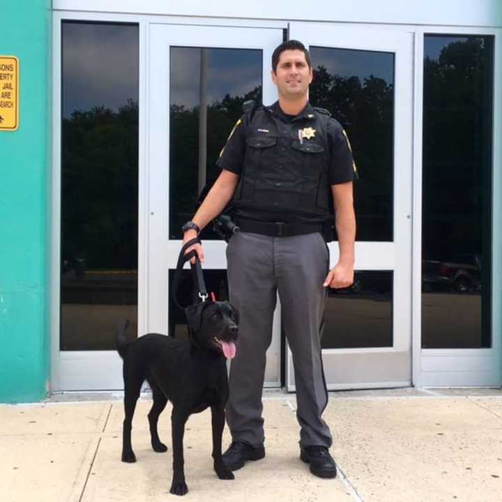 Shaz and her partner, Corrections Sgt. David Lowe.