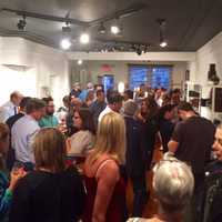 <p>Dozens showed up at harry A Rothmans in Bronxville for its grand opening this week.</p>