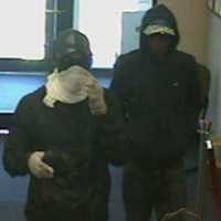 <p>Yorktown Police are looking for two men who allegedly robbed a bank in Jefferson Valley Thursday</p>