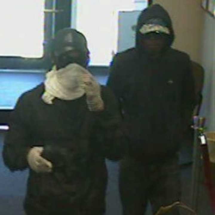 Yorktown Police are looking for two men who allegedly robbed a bank in Jefferson Valley Thursday