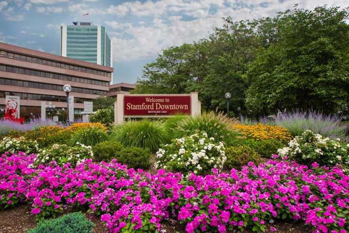 Downtown Stamford is the scene for Columbus Day celebrations.