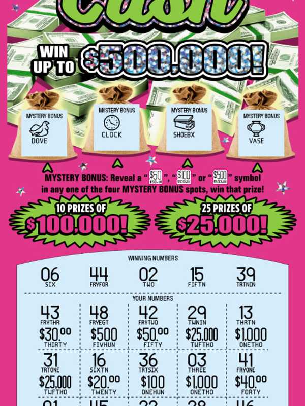 Fairfield County Woman Is $500,000 CT Lottery Winner