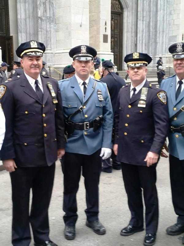 Stony Point Police Join NYPD At Funeral Of Joseph Lemm
