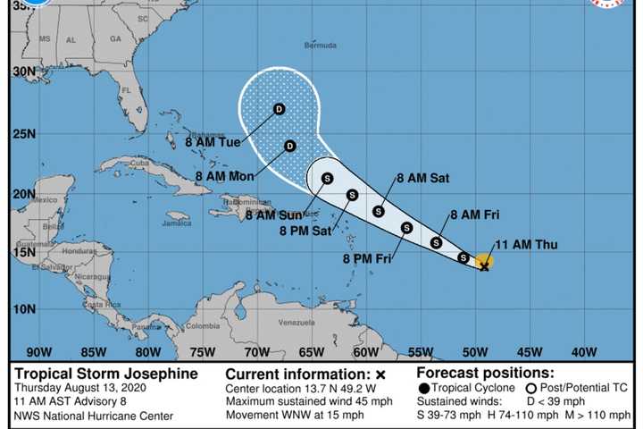 New Tropical Storm Forms In Atlantic: Here's Projected Five-Day Path