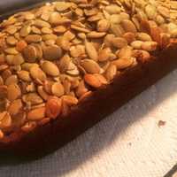 <p>Seasonal pumkpin bread.</p>