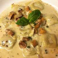 <p>Luigi&#x27;s Restaurant, Fairfield. Roasted Butternut Squash Ravioli.</p>