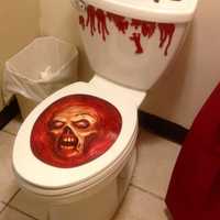 <p>Even the toilet is looking spooky.</p>