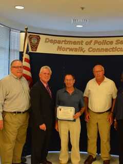 Man Honored For Jumping In To Help Save Overboard Boater In The Sound