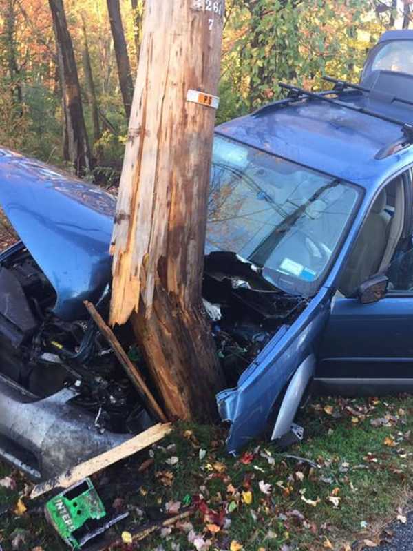 Diabetic Seizure Causes Driver To Slam Into Pole In Somers