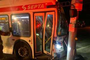 3 Injured In Car, SEPTA Bus Crash