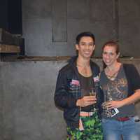 <p>Forty Nguyen and his fiancee Amanda Luria</p>