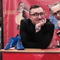 <p>Cliffside Park&#x27;s Ilia Kolosov and his business partner, Arkadiy Stepanchuk, of AIDA Dance USA.</p>